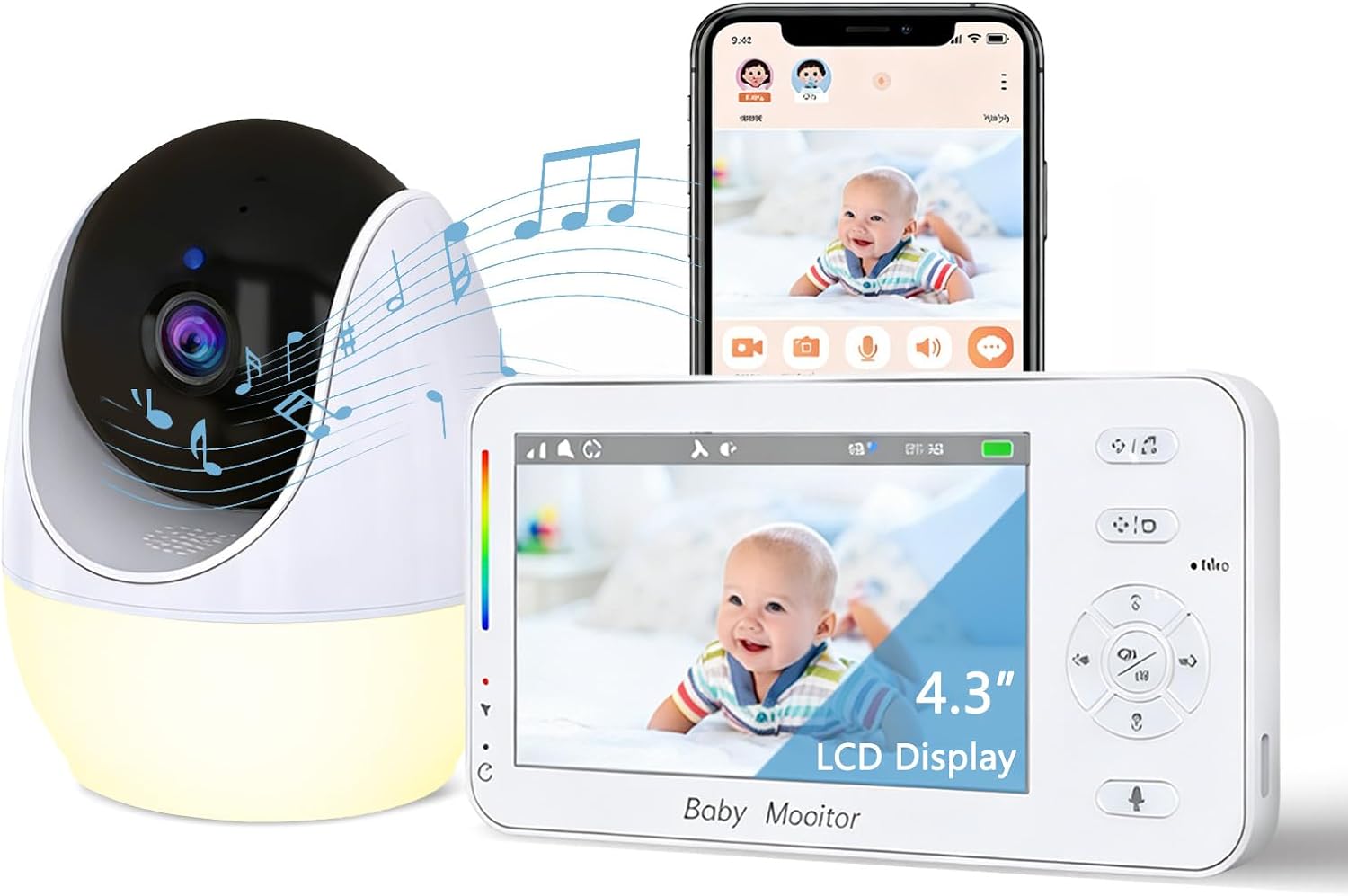 Kawayiads 2K Baby Monitor