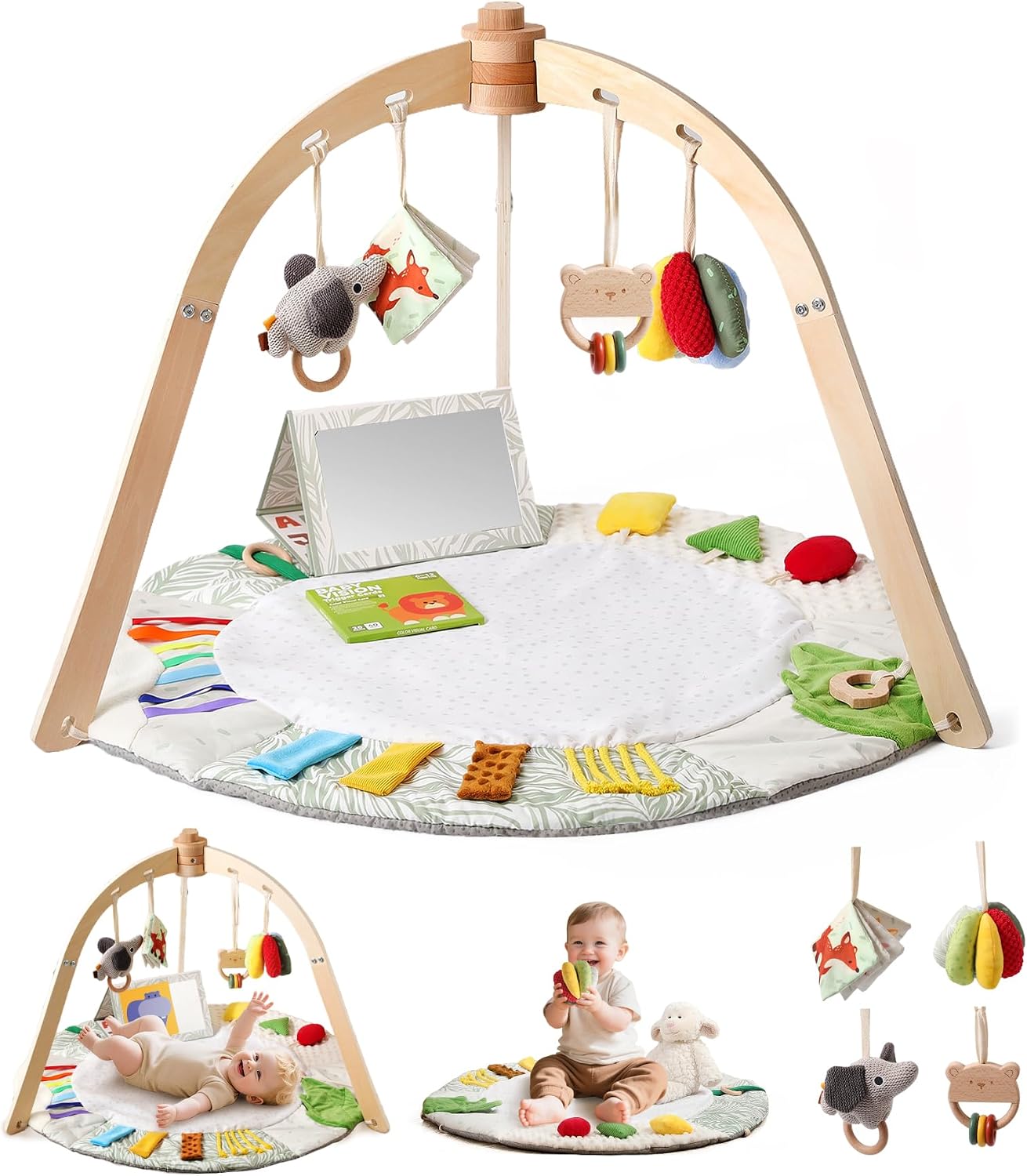 Promise Babe Wooden Baby Play Gym